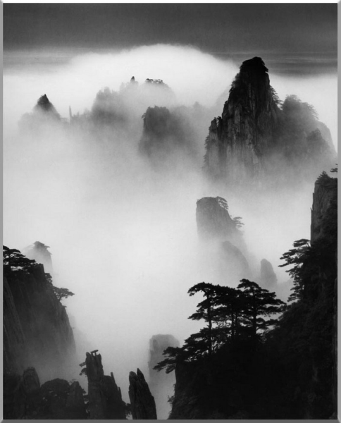 Китай горы Хуаншань Пейзажная живопись