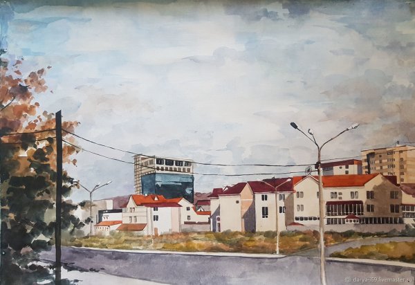 Городской пейзаж Новосибирск