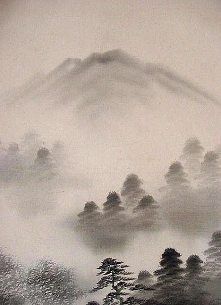 Китайская живопись туман