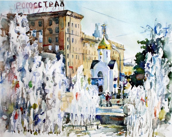 Вера Брусенко акварель