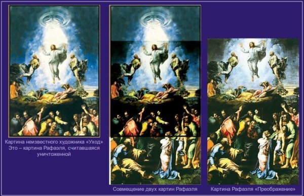 Картина Преображение Рафаэль