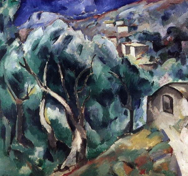 Куприн оливковые деревья. Ментона