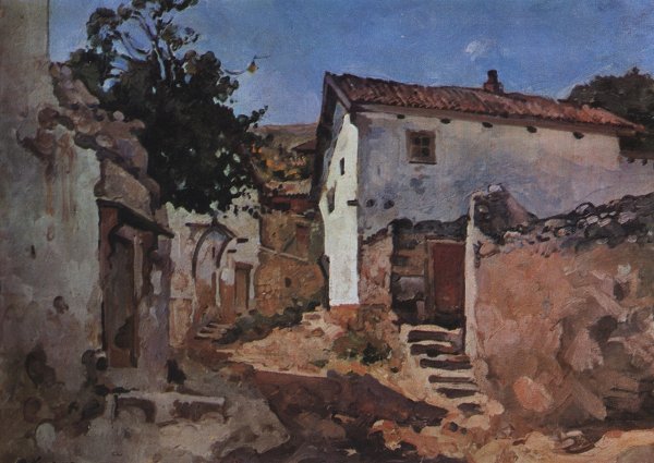 Художник Куприн Бахчисарай