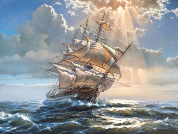 Картины художник маринист Валерий Шиляев