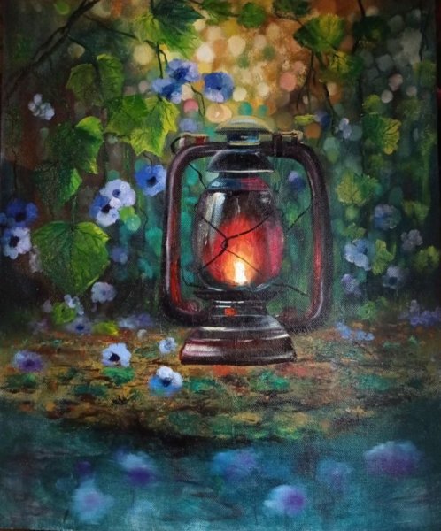 Картины с фонариками