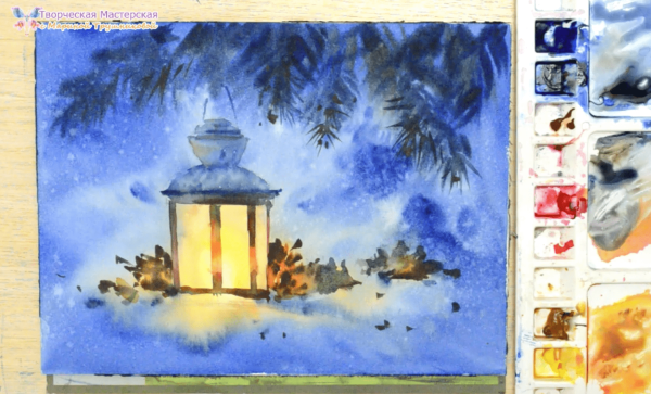 Китайские фонарики картина