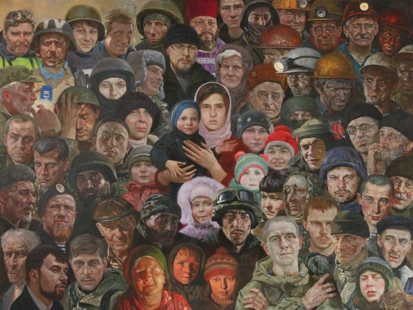 Война на Донбассе живопись