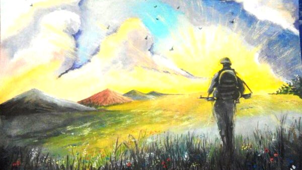 Живопись Терриконы Донбасса