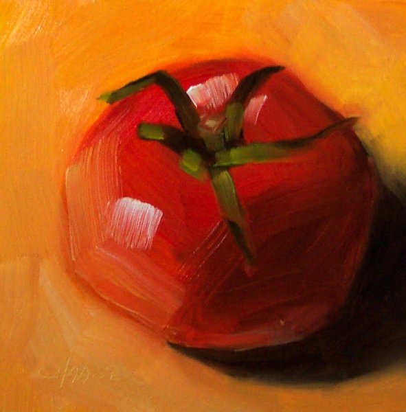 Натюрморт с помидорами