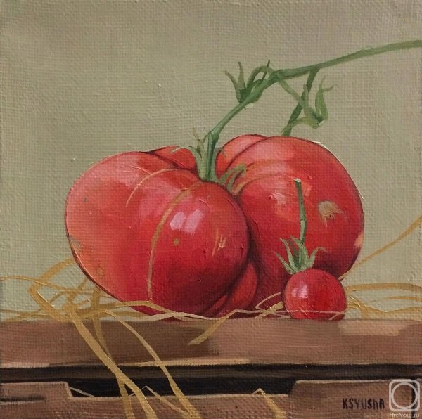 Масляная живопись помидоры