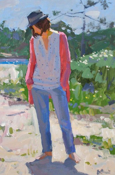 Этюд фигуры человека Академическая живопись