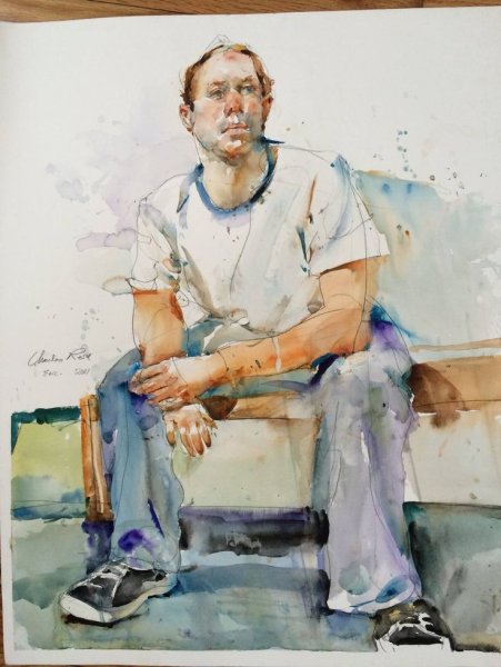 Академическая живопись фигура Репина