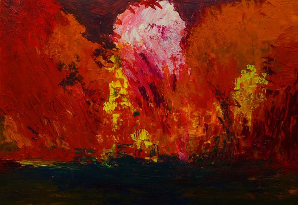 Злость картина Абстрактная