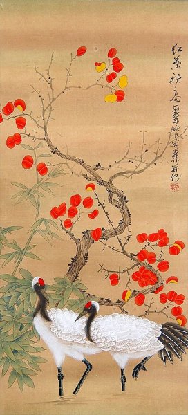 Живопись древнего Китая Аист