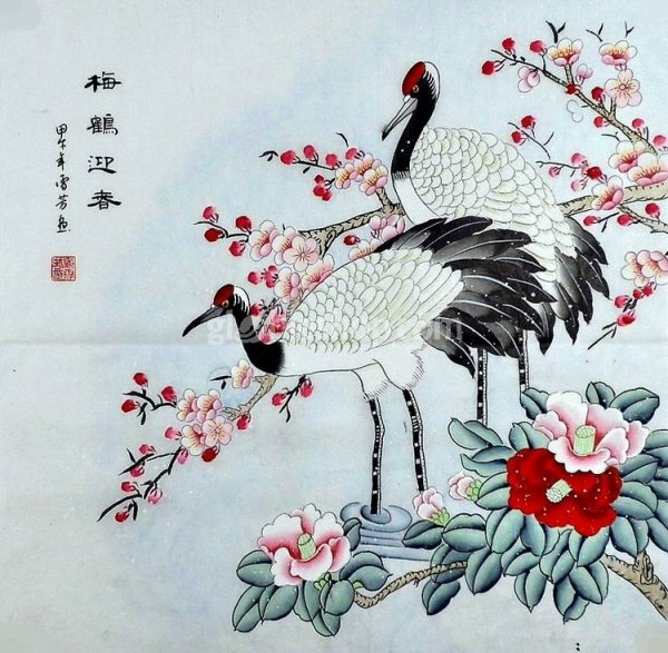 Японские Журавли картины