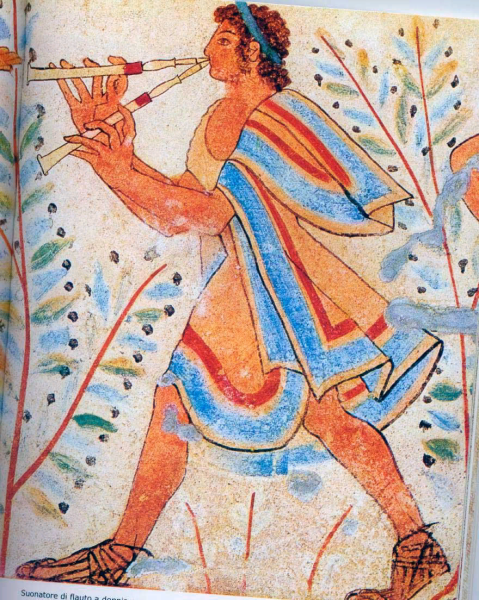 Этрусские гробницы фрески