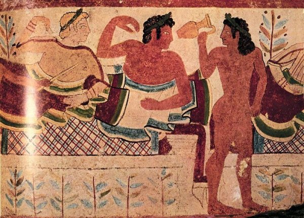 Росписи гробниц Этруски