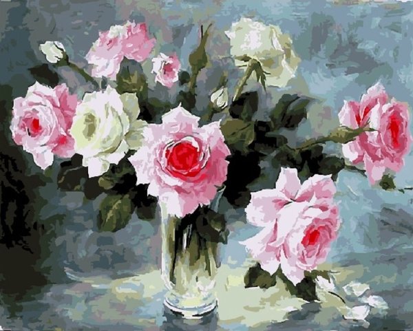 Художник Юрий Николаев розы