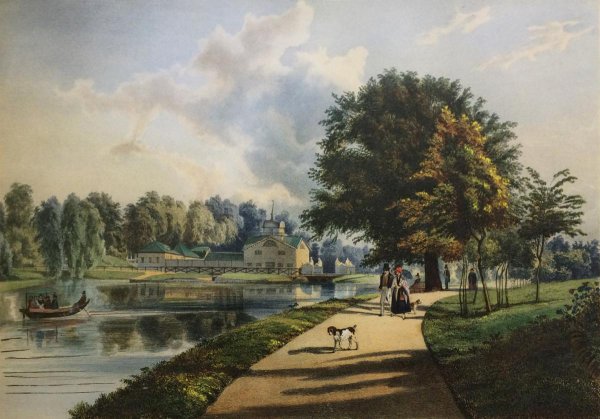 Усадьба Кузьминки-Влахернское в гравюрах