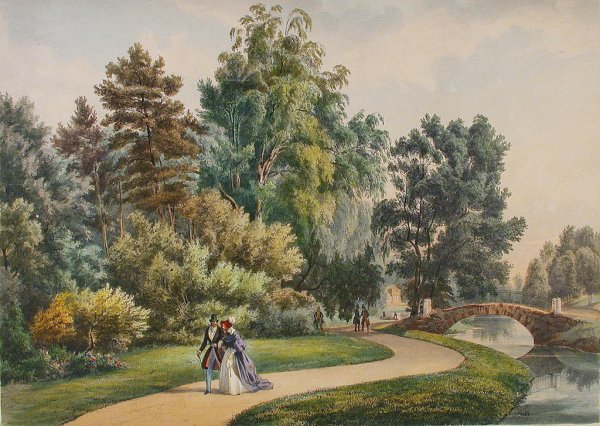 Усадьба Кузьминки парк 19 век