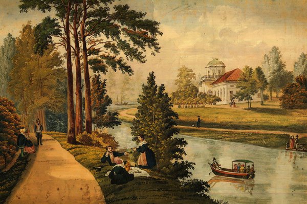 Усадьба Кузьминки парк 19 век