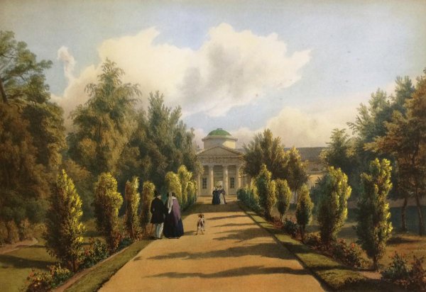 Картины Кузьминки Влахернское усадьба Голицына