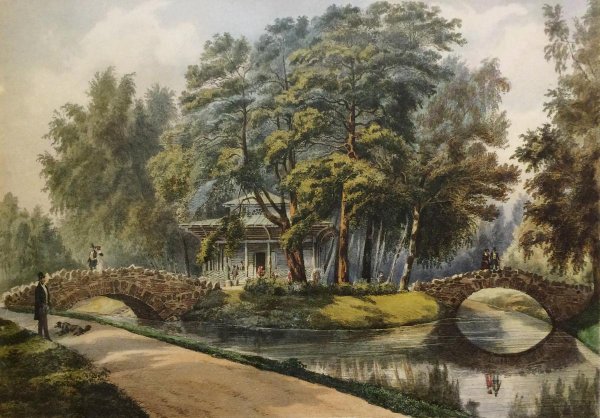 Усадьба Кузьминки-Влахернское в гравюрах