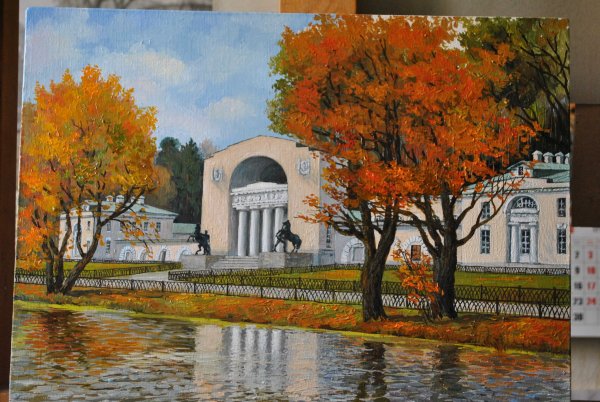 Усадьба Кузьминки осень