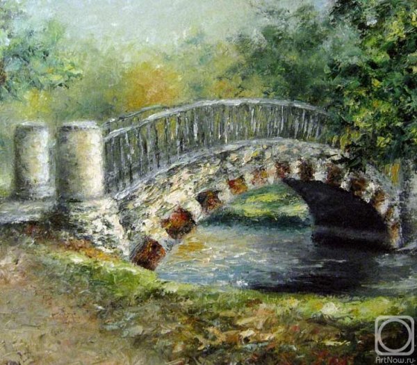 Каменный мост башгч река картина