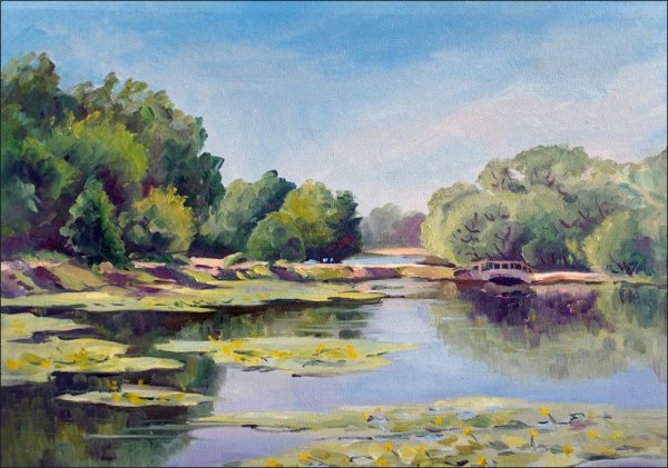 Кузьминские пруды в картинах