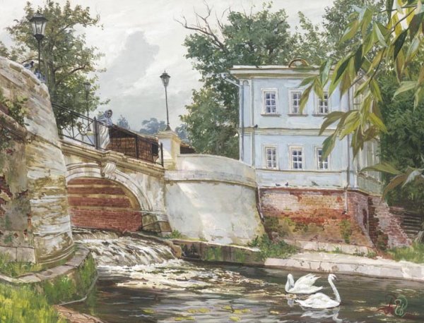 Картины Кузьминки Влахернское усадьба Голицына