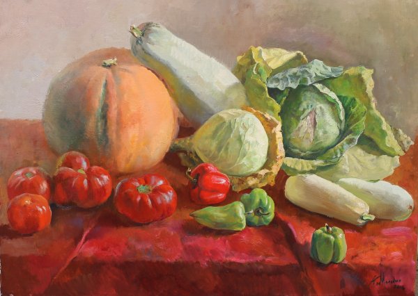 Натюрморты "овощи и фрукты" Хруцкого