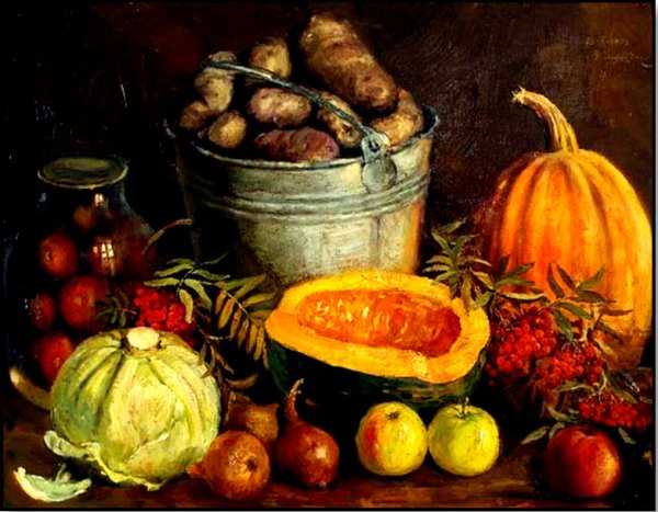 Овощи и фрукты в древней Руси