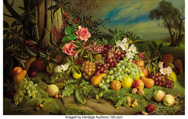 Картины с овощами и фруктами