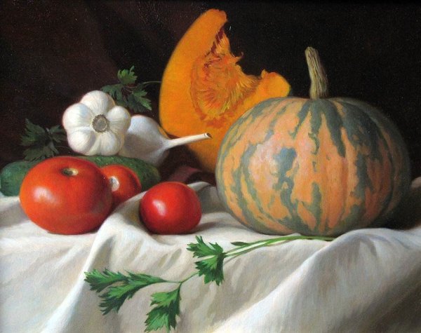 Натюрморт для живописи с тыквой Базанова Ольга