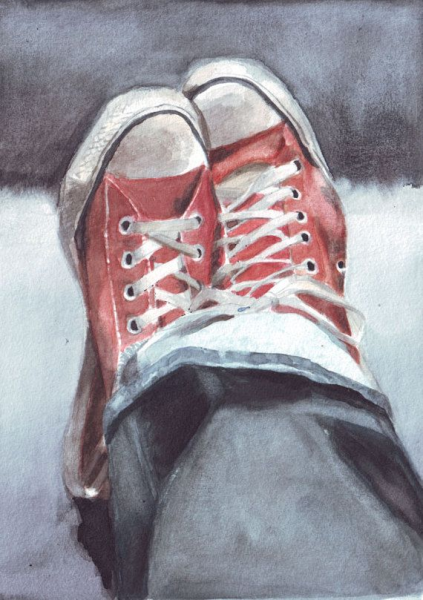 Живопись на кедах