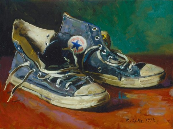 Ботинки живопись