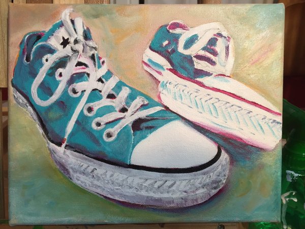 Живопись на кедах