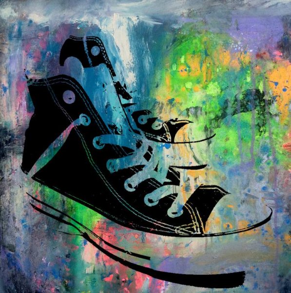 Живопись на кедах