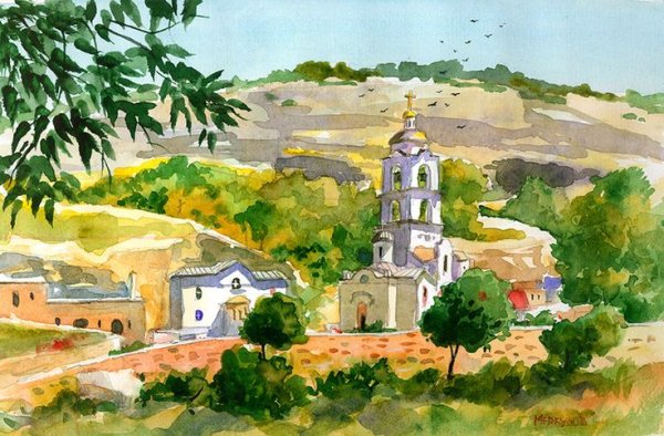 Картины акварелью Бахчисарай