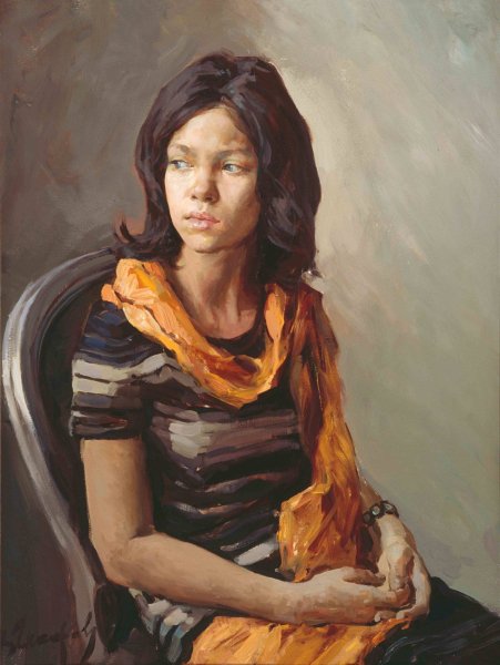 Полуфигура Академическая живопись