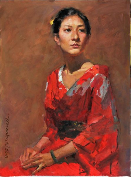 Полуфигура Академическая живопись