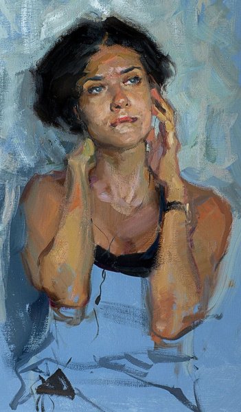 Полуфигура Академическая живопись