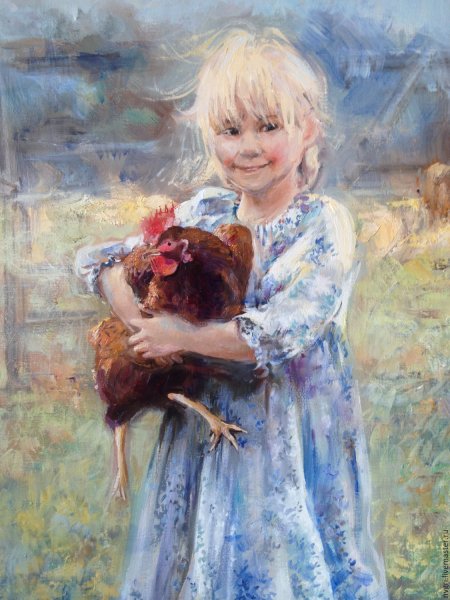 Дети в современной живописи