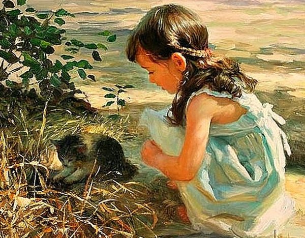 Владимир Волегов девочка с вишнями