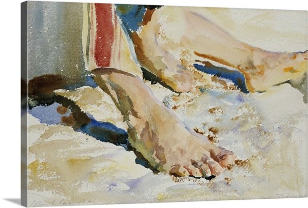 Ступни живопись