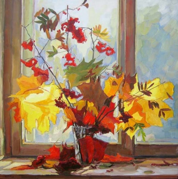 Абстрактная живопись осень