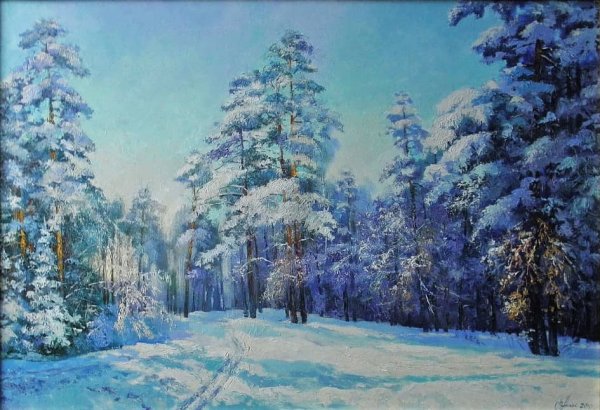 Владимир Жданов морозный вечер