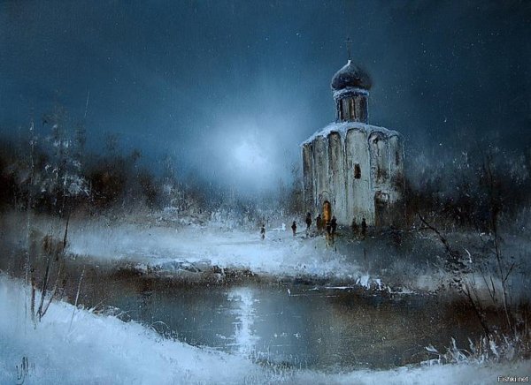 Художник Владимир Жданов. "Рождество".