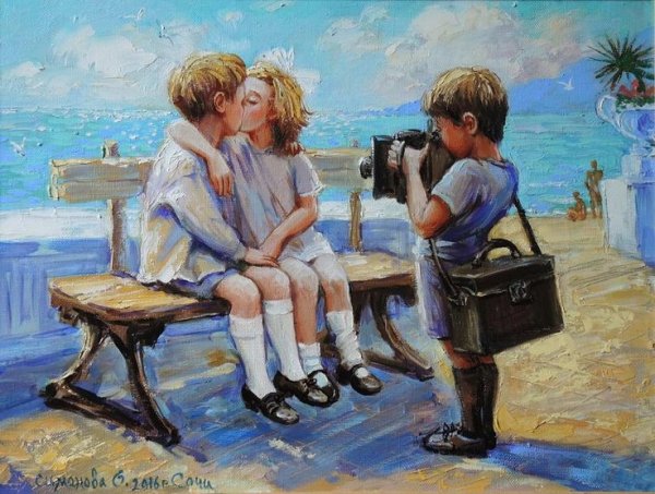 Ольга Симонова картины дети